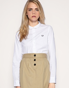Белая женская рубашка, Fred Perry