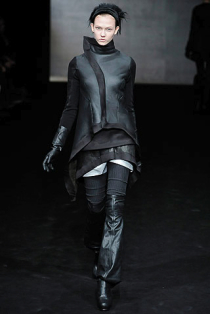 Чёрные ботфорты Rick Owens