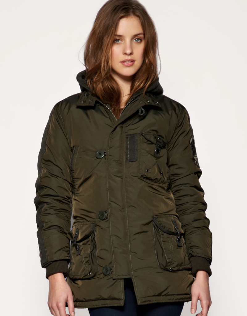 Милитари парка женская, Alpha Industries
