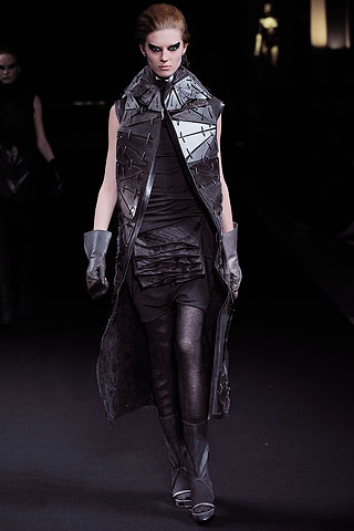 Черный женский плащ Rick Owens