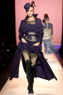 Длинный женский плащ Jean Paul Gaultier