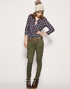 Женские брюки карго в стиле милитари, Free People