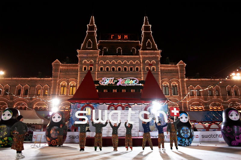Презентация новой коллекции часов SWATCH Kalinka Malinka