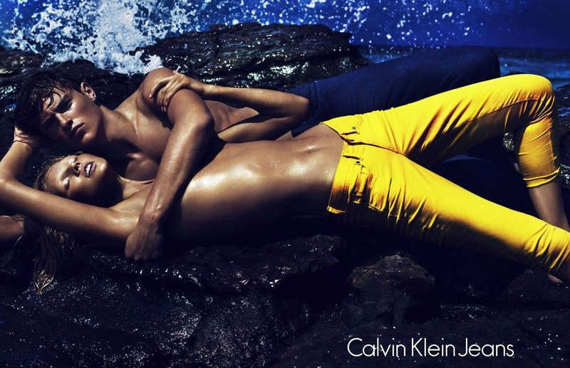 Toni Garrn  Myles Crosby      Calvin Klein Jeans