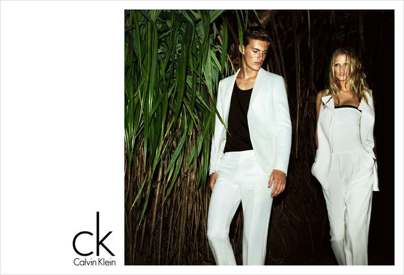 Lara Stone  Myles Crosby    ck Calvin Klein - 2012