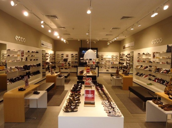 Обувной магазин ECCO в Outlet Village Белая Дача