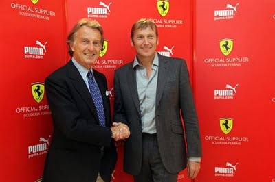 Первые лица компаний Puma и Ferrari