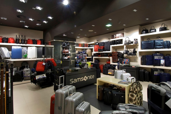 Интерьер магазина Samsonite