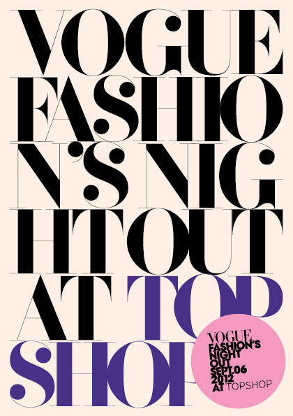 Topshop и Vogue представляет Fashion’s Night Out