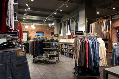 Концепт Стор Lee & Wrangler в Москве